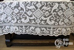 Скатерть филейное кружево